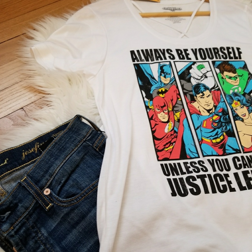 Justice League Super Heros Graphic T-Shirt, Top - Picture 6 of 8